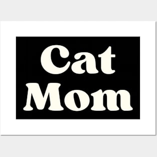 Cat Mom Posters and Art